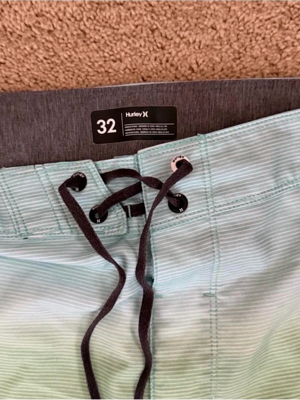 Hurley Men’s Colorblock Swim Trunks